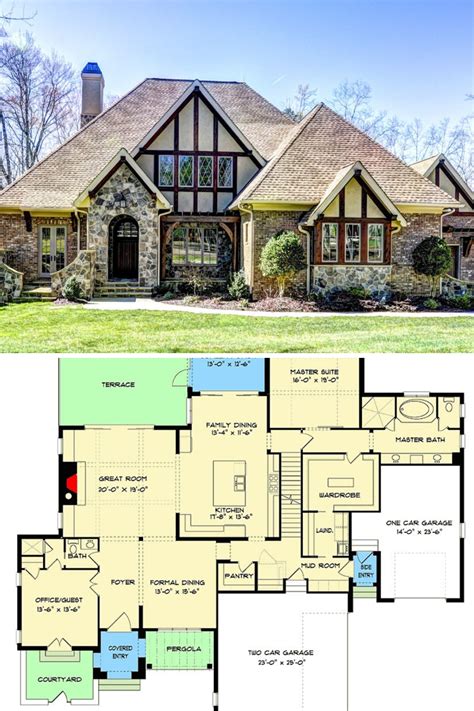 tudor house floorplan|traditional tudor house plans.